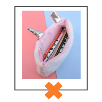 Etui unicorn roze open eyes